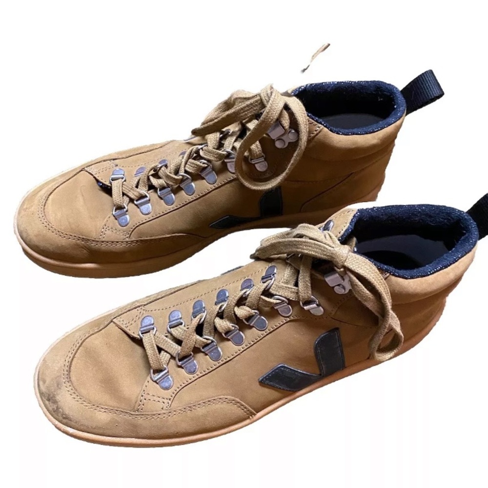 VEJA Roraima Leather High Top Nubuck Leather Sneakers Sz mens 11